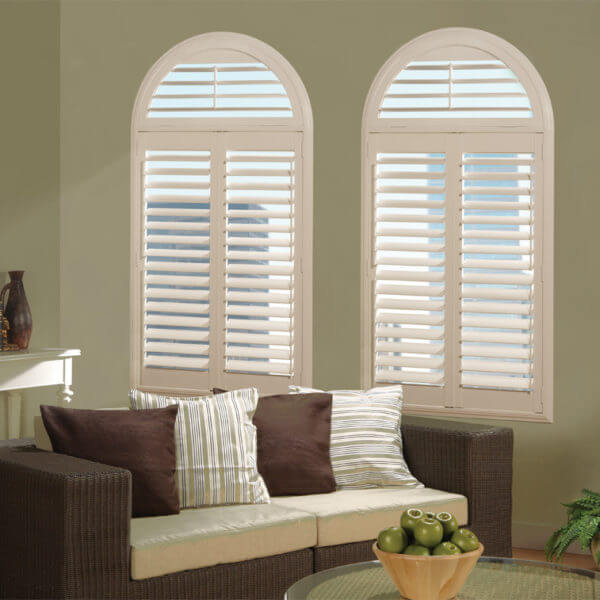 Specialty Shape Shutters by Marcan Window Fashions