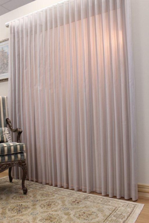 Eleganza sheer vertical shading detail
