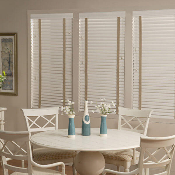 Zurich Faux Wood Blinds by Marcan Window Fashions