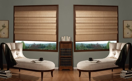 Roman Shades by Marcan Window Fashions